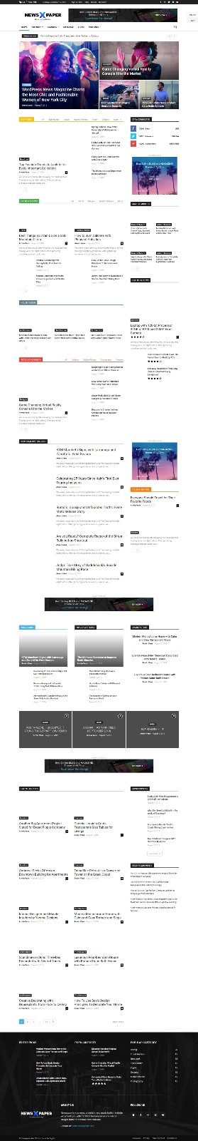 WordPress主题 Newspaper PRO专业版完美的博客和新闻类主题模板